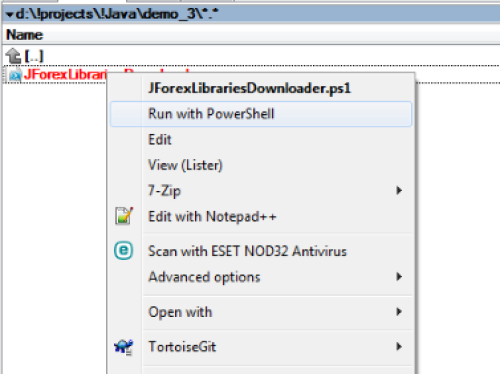 Jforex sdk