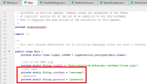Jforex sdk