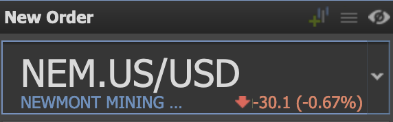 Gold Trading Example