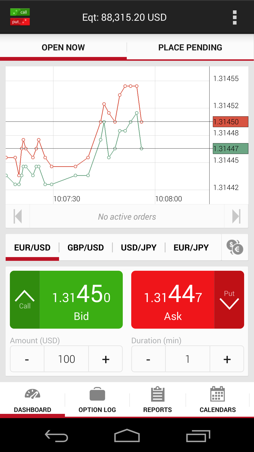 risk free binary options