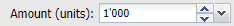 Wheel Amount