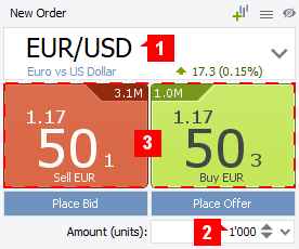 Instant Order Buttons