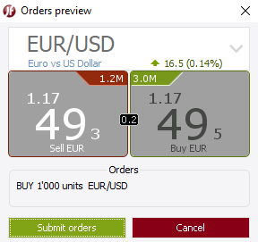 Order Preview