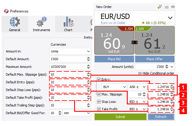 JForex Preferences Example