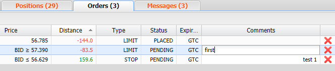 Order Comments 4