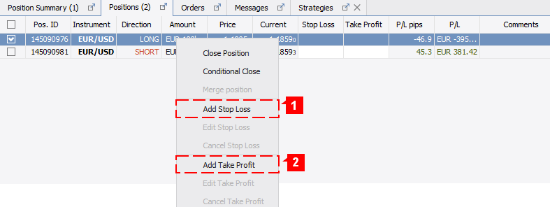 Add SLTP Position
